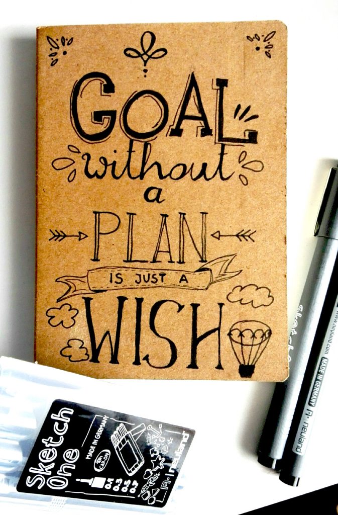 goal without a plan - sketchnoting