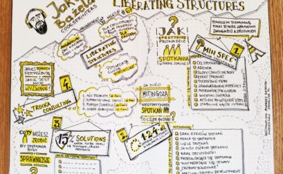 Liberating Structures Management 3.0 sketchnoting