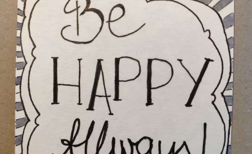 Be Happy Always Sketchnoting